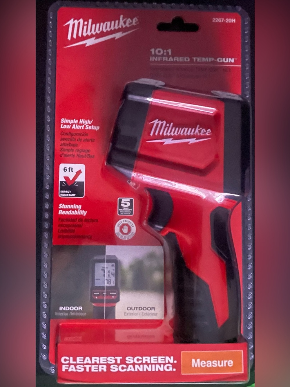 Milwaukee-10:1 Infrared Thermometer